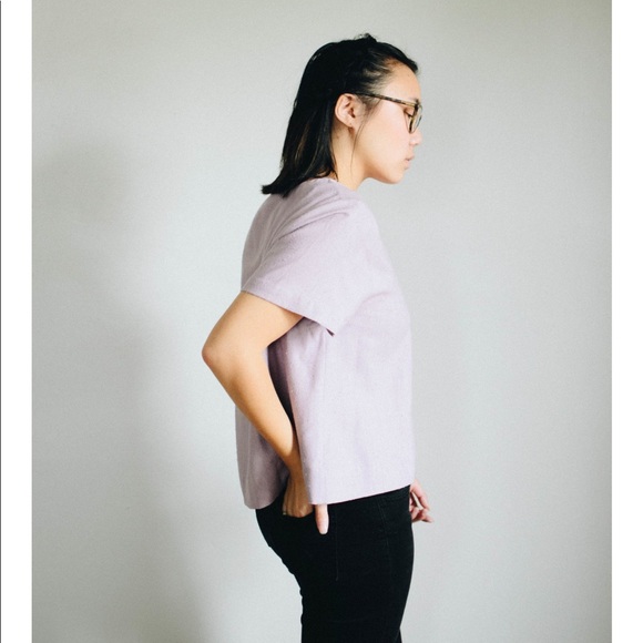 Jamie and the Jones Staple Basic Tee in Petal XS - Picture 3 of 7